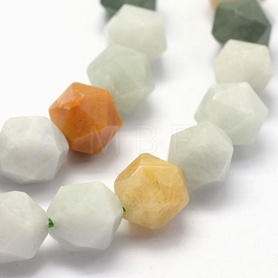 Natural Myanmar Jade/Burmese Jade Beads Strands G-K285-37B-1