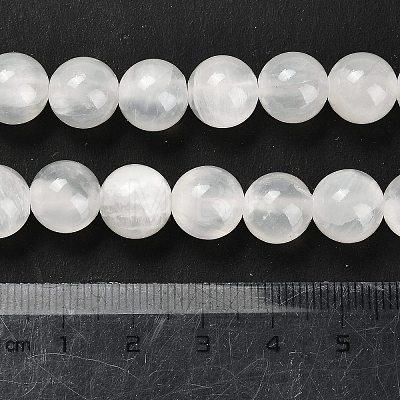 Natural White Jade Beads Strands G-B128-A02-04-1