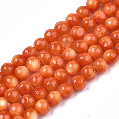 Natural Freshwater Shell Beads Strands SHEL-N003-24-B06-1