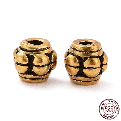 925 Sterling Silver Bead STER-D036-24AG-1