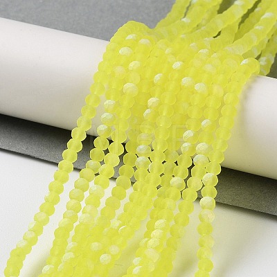 Imitation Jade Glass Beads Strands LS-EGLA-A034-T2mm-MB29-1