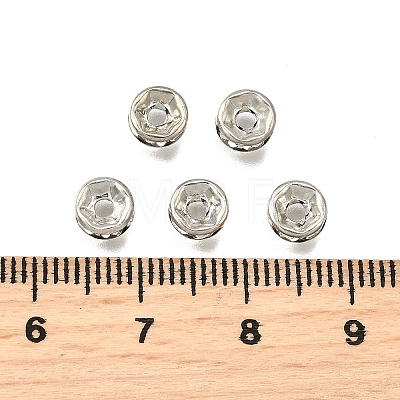 Iron Grade A Crystal Rhinestone Spacer Beads RB-A010-6MM-N-1