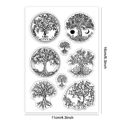 Custom Summer Theme PVC Plastic Clear Stamps DIY-WH0631-0150-1