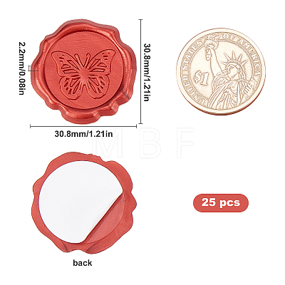 Adhesive Wax Seal Stickers DIY-WH0201-03A-1