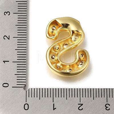 Brass with Cubic Zirconia Pendant KK-Q818-03S-G-1