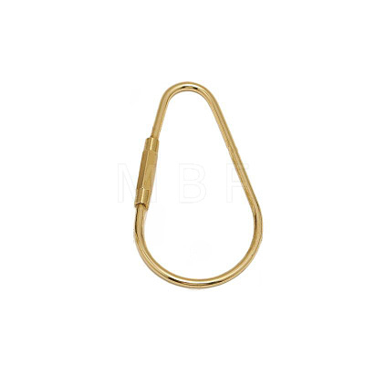 Brass Screw Carabiner Lock Charms LS-KK-ZX025-66C-1