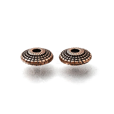 Tibetan Style Alloy Spacer Beads AL-CBA3B63-08R-1