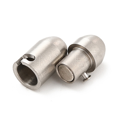 304 Stainless Steel Locking Tube Magnetic Clasps STAS-D246-03P-1
