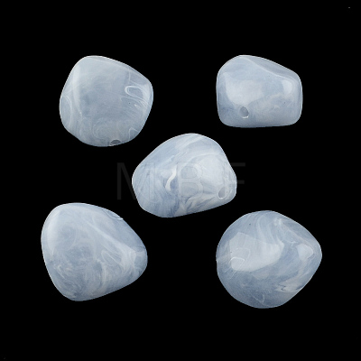 Nuggets Imitation Gemstone Acrylic Beads OACR-R044-17-1