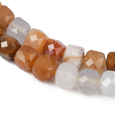 Natural Blue Chalcedony Beads Strands G-H078-C45-6mm-1