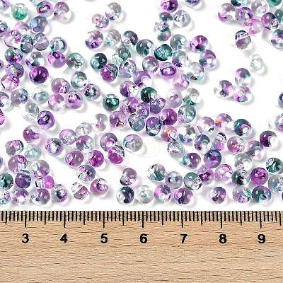 6/0 Spray Paint Fringe Glass Seed Beads X1-SEED-H003-11M-1