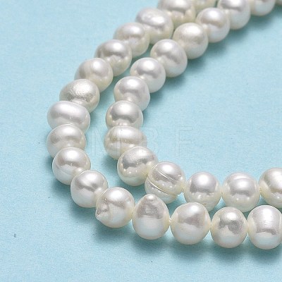 Natural Cultured Freshwater Pearl Beads Strands PEAR-F018-13D-01-1