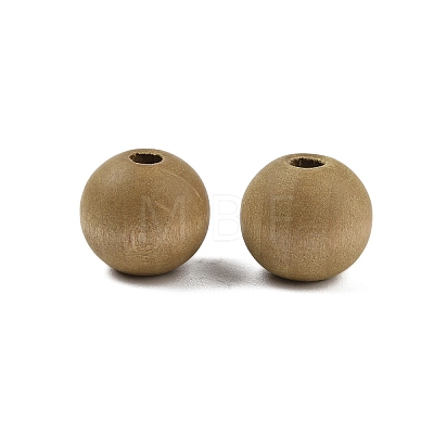 Wood European Beads WOOD-M014-01F-1