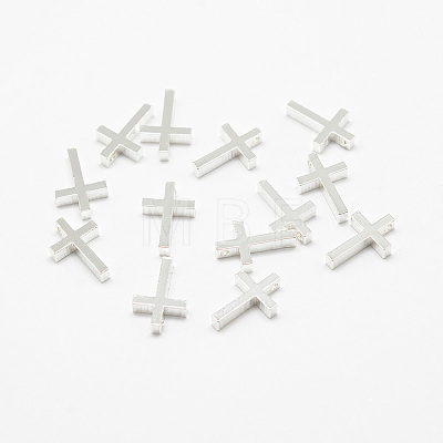 Brass Tiny Cross Charms LS-KK-F718-08P-1