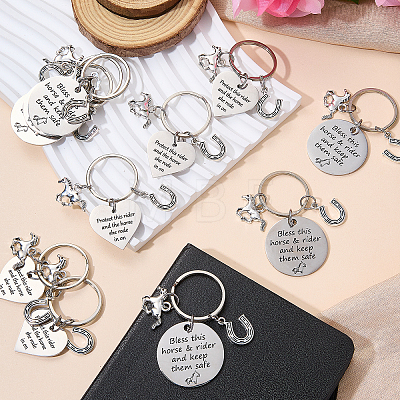 Western Style Alloy Keychains KEYC-SW00041-1