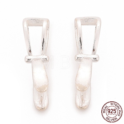 925 Sterling Silver Ice Pick Pinch Bails STER-D035-40B-02S-1