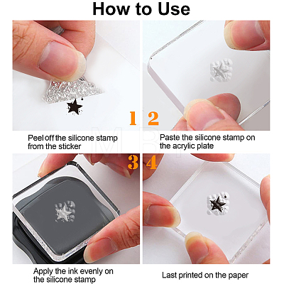 Custom Summer Theme PVC Plastic Clear Stamps DIY-WH0631-0373-1