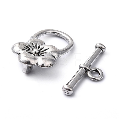 Tibetan Style Alloy Toggle Clasps X-LF5098Y-NF-1