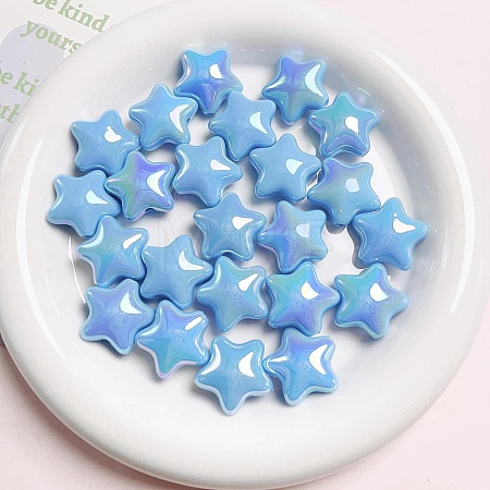 UV Plating Plastic Beads LS-PW-WG17565-04-1