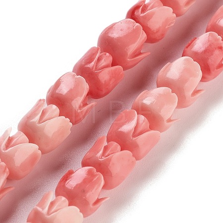 Synthetic Shell Beads Strands X1-CORA-B001-05A-04-1