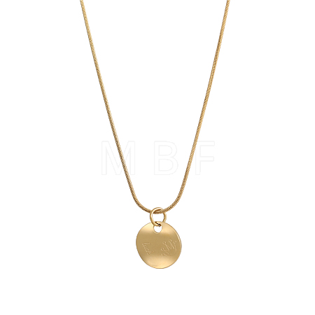 304 Stainless Steel Pendant Necklaces STAS-OY009-85G-1