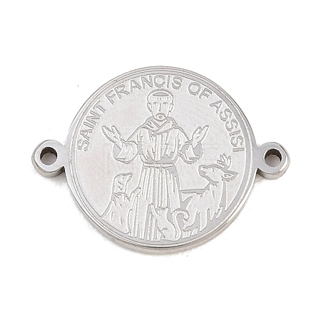 Religion 304 Stainless Steel Connector Charms STAS-I368-03P-02-1