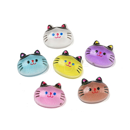 Transparent Resin Decoden Cabochons CRES-I035-11-1