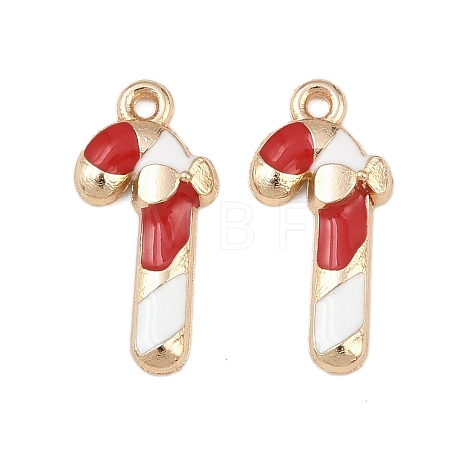 Christmas Alloy Enamel Pendants FIND-I067-02KCG-13B-1