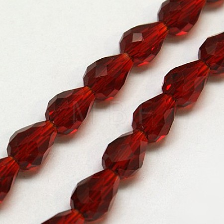 Glass Beads Strands X-EGLA-E010-8x12mm-06-1