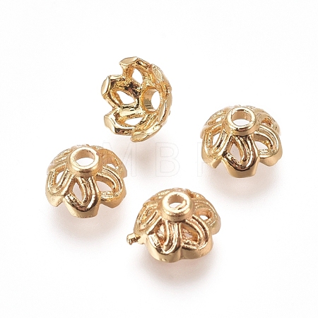 Brass Bead Cap KK-I664-01G-1