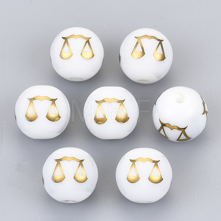 Electroplate Glass Beads EGLA-S178-11I-02-1