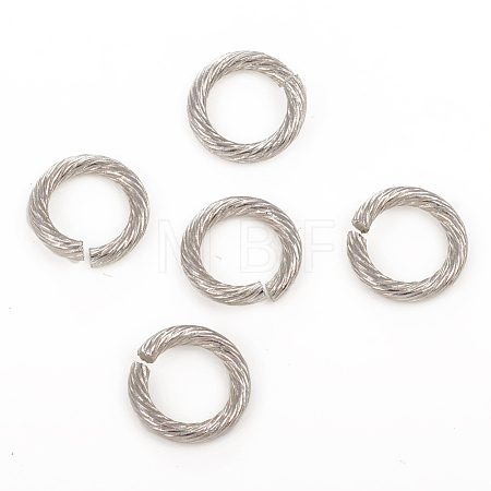 Tarnish Resistant 304 Stainless Steel Open Jump Rings STAS-G224-23P-04-1