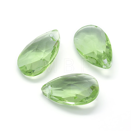 Faceted Glass Pendants GLAA-F069-L-A11-1