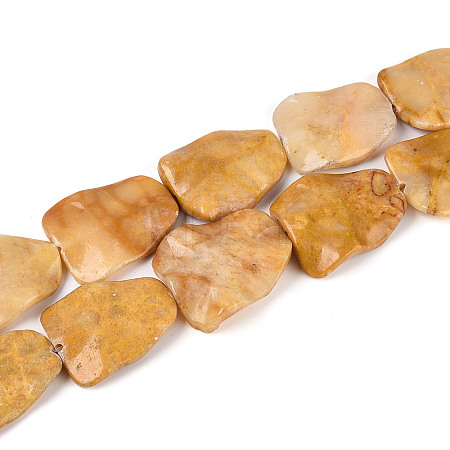 Natural Mookaite Beads Strands G-T143-20C-1