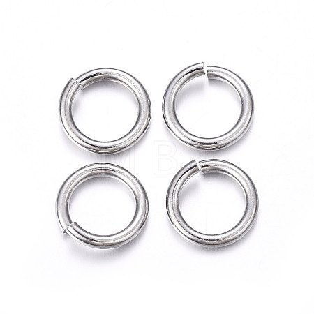 Tarnish Resistant 304 Stainless Steel Open Jump Rings STAS-F174-12P-1