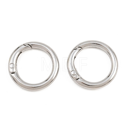 Zinc Alloy Spring Gate Rings AL-CBAC079-07P-1