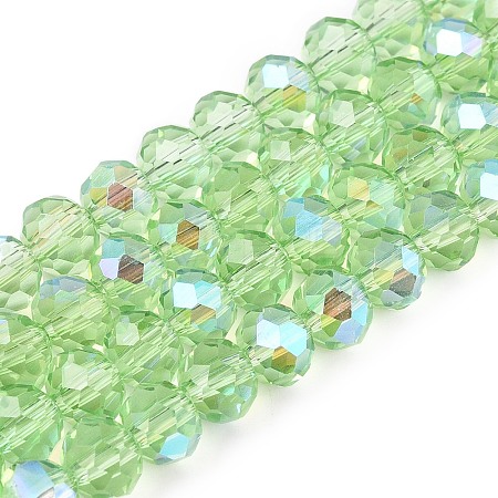 Electroplate Glass Beads Strands EGLA-A044-T6mm-L09-1