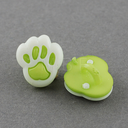 Acrylic Shank Buttons BUTT-Q022-A-05-1