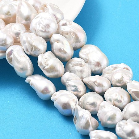 Natural Nucleated Pearl Beads Strands PEAR-B004-15J-04A-1