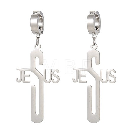201 Stainless Steel Clip-on Earrings FS-WGD509B-08-1