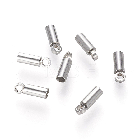 Tarnish Resistant 201 Stainless Steel Cord Ends STAS-E136-66-1