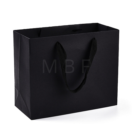 Rectangle Paper Bags with Rope Handles CARB-L011-02A-05-1