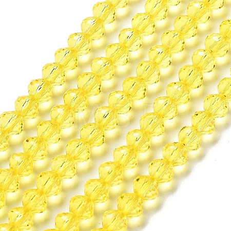 Transparent Glass Beads Strands GLAA-A014-03D-1