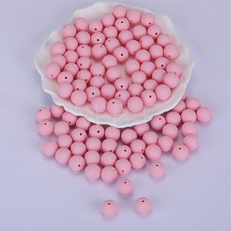 Round Silicone Focal Beads SI-JX0046A-87-1