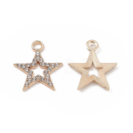 Alloy Crystal Rhinestone Pendants FIND-C019-43KCG-1