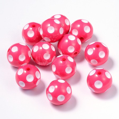 Chunky Bubblegum Acrylic Beads SACR-S146-20mm-07-1