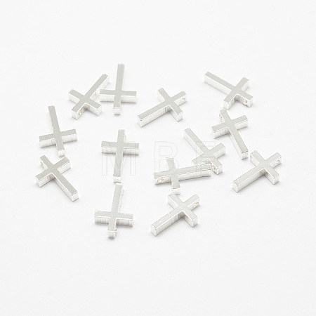 Brass Tiny Cross Charms LS-KK-F718-08P-1