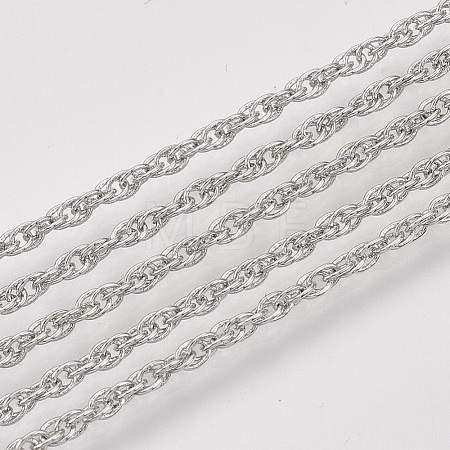 Soldered Brass Covered Iron Rope Chains CH-S125-07B-P-1