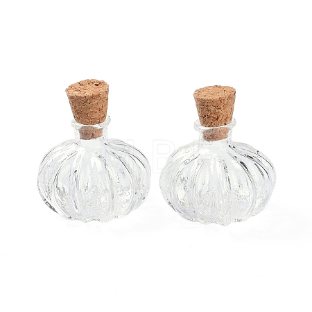 Glass Cork Bottles AJEW-O032-05B-1