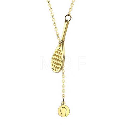 Simple and Stylish Stainless Steel Lariat Necklaces WC5409-8-1